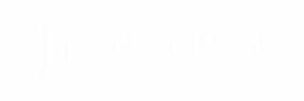 O'Mega Images White Transparent Long Logo